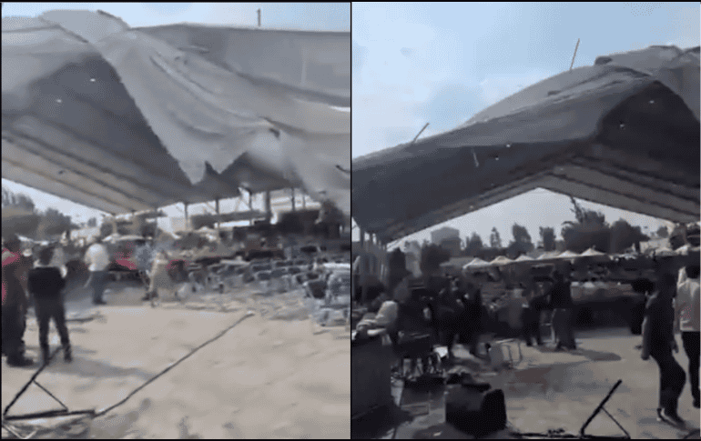 Se reportan cinco heridos y algunas crisis nerviosas. ESPECIAL.