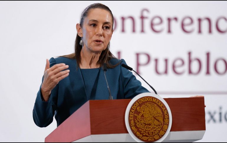 Sheinbaum aseguró que su administración no encubrirá a nadie que tenga vínculos con la delincuencia organizada. SUN/D. Sánchez