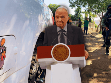 Alejandro Gertz Manero recordó la situación legal de Ovidio Guzmán López, alias "El Ratón". EFE / ARCHIVO / SUN / A. Sánchez