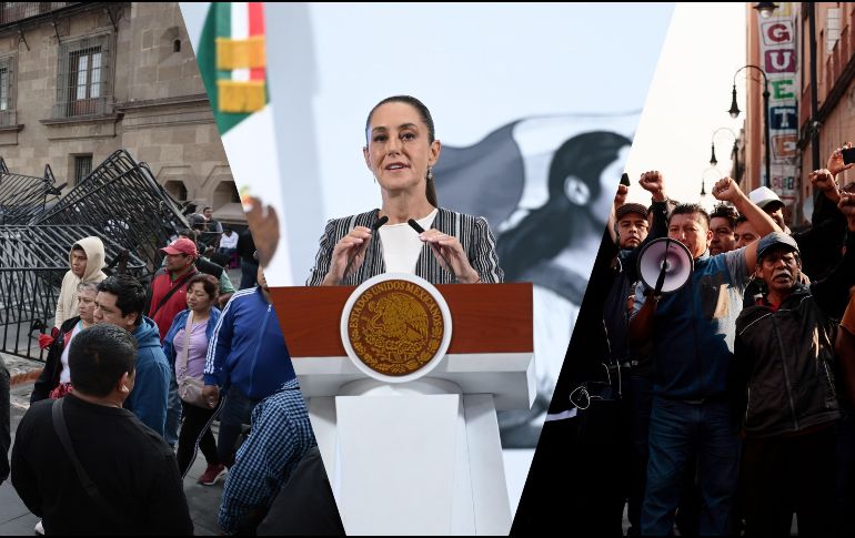 Debido a la manifestación, los funcionarios encargados de la transmisión de 