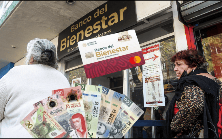 La Pensión Bienestar, se entrega a las y los beneficiarios de más de 65 años como un apoyo económico para mejorar sus condiciones de vida. EL INFORMADOR/ ARCHIVO
