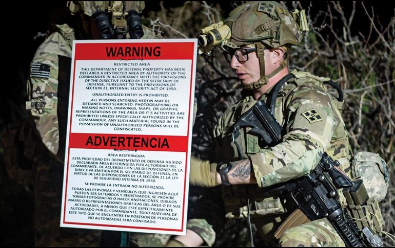 Las autoridades de Estados Unidos han radicalizado su política de salvaguardar su frontera sur y crearon áreas de defensa en 181 kilómetros cuadrados en Nuevo México y otros 163 en Texas. La advertencia es clara: “No entres. Arriesgas tu libertad en un viaje destinado al fracaso”. X/USEmbassyMEX