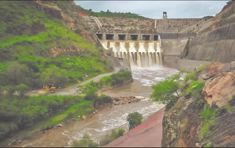 Según el Gobierno de Jalisco, la Presa El Zapotillo aporta un metro cúbico por segundo a la metrópoli, pero se trabaja en dotar de más energía eléctrica para ampliar la distribución. ESPECIAL