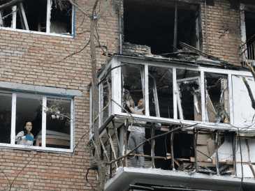 La Fuerza Aérea de Ucrania informó que activó una alerta aérea para todas las regiones del país.EFE