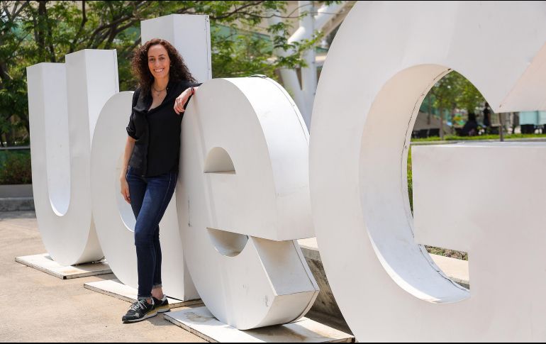 Daniela Yoffe posa para esta casa editorial desde el Centro Cultural Universitario. EL INFORMADOR/H. Figueroa