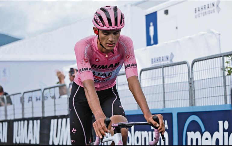 Isaac del Toro. El de Ensenada salió bien librado de una accidentada etapa. L. Zennaro