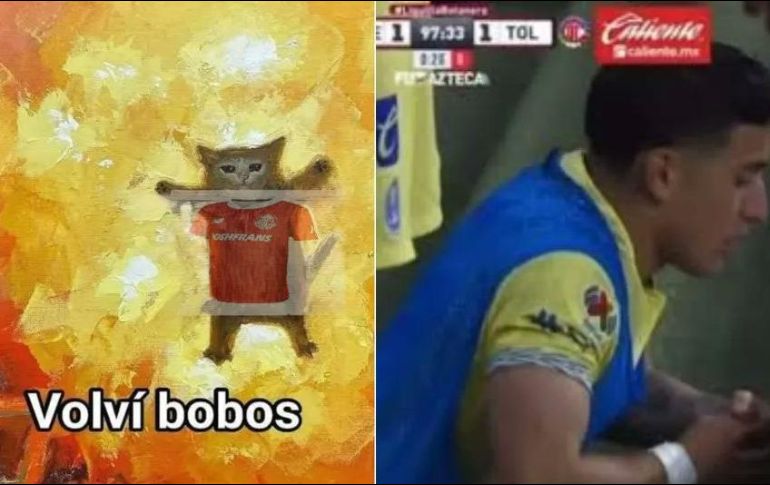 Como era de esperarse, la victoria del Toluca generó una ola de reacciones en redes sociales, donde llovieron los memes, en su mayoría dirigidos al América. ESPECIAL