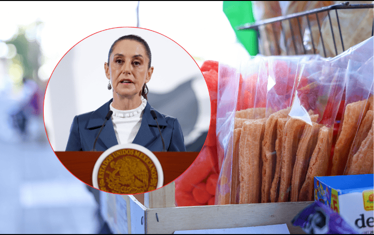 El sábado, Sheinbaum fue cuestionada por un niño sobre por qué se prohibió la venta de dulces en los planteles escolares, y le pidió que regresara su venta. EL INFORMADOR/ARCHIVO EFE/S. Gutiérrez