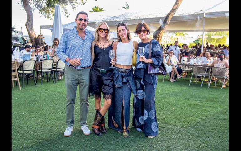 Walter, Silke, Sabinee y Mimi Hartleben. GENTE BIEN JALISCO / C. Pérez