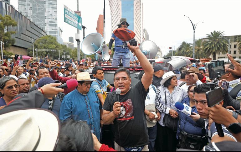 Las manifestaciones y bloqueos seguirán hasta que se cumplan las demandas del colectivo. EL UNIVERSAL