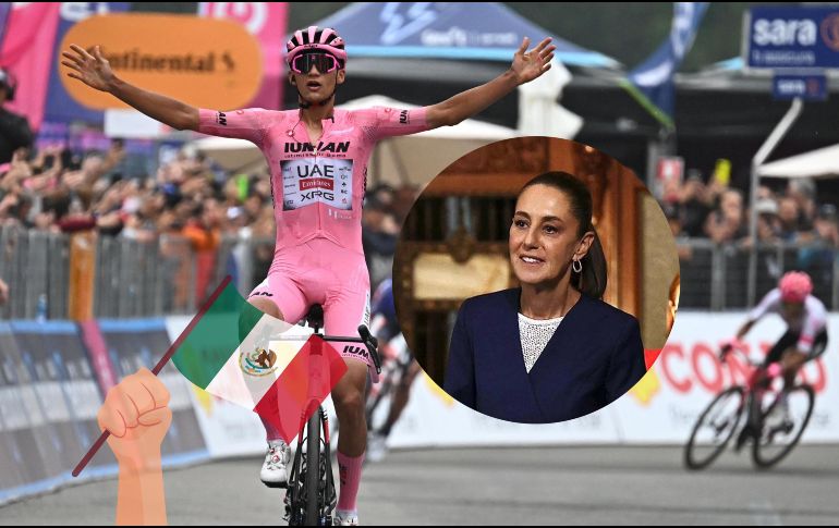 Ayer, el ciclista mexicano Isaac Del Toro fue el vencedor en la 17ª etapa del Giro de Italia. EFE / L. ZENNARO / SUN / B. FREGOSO