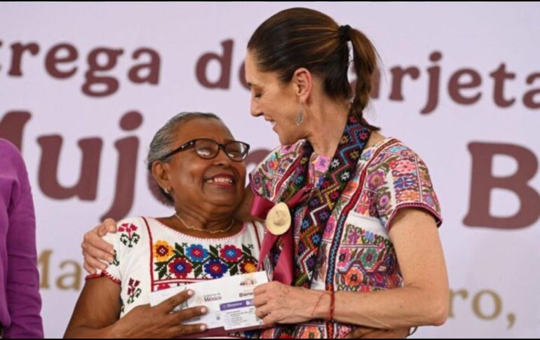Una vez que las beneficiarias cumplan los 65 años, serán integradas de manera automática al programa Pensión para el Bienestar de las Personas Adultas Mayores, que actualmente entrega un apoyo bimestral de 6 mil 200 pesos. ESPECIAL/GOBIERNO DE MÉXICO