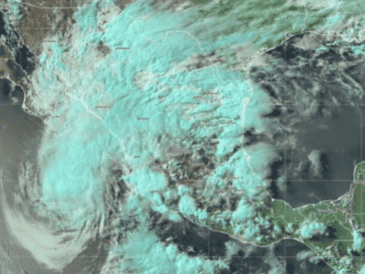 Este viernes por la tarde, la tormenta tropical Alvin se localizaba a unos 420 kilómetros al suroeste de Cabo Corrientes, Jalisco.X/@conagua_clima