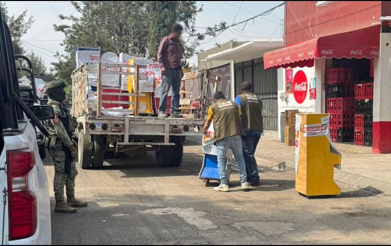Las máquinas aseguradas fueron puestas a disposición del Ministerio Público de la Fiscalía General de la República. ESPECIAL