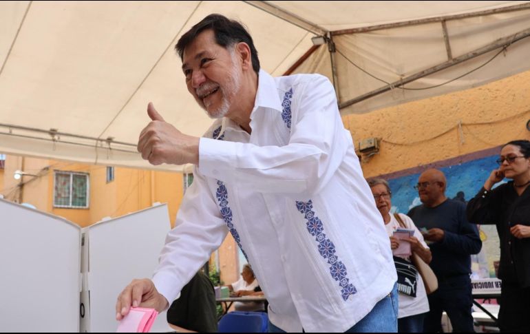 El legislador de Morena expresó su entusiasmo por la jornada, a la que describió como un acontecimiento sin precedentes. X/ @fernandeznorona.