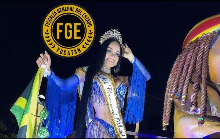 Fiscalía de Yucatán investiga la muerte de una exreina del Carnaval de Motul. ESPECIAL / FACEBOOK