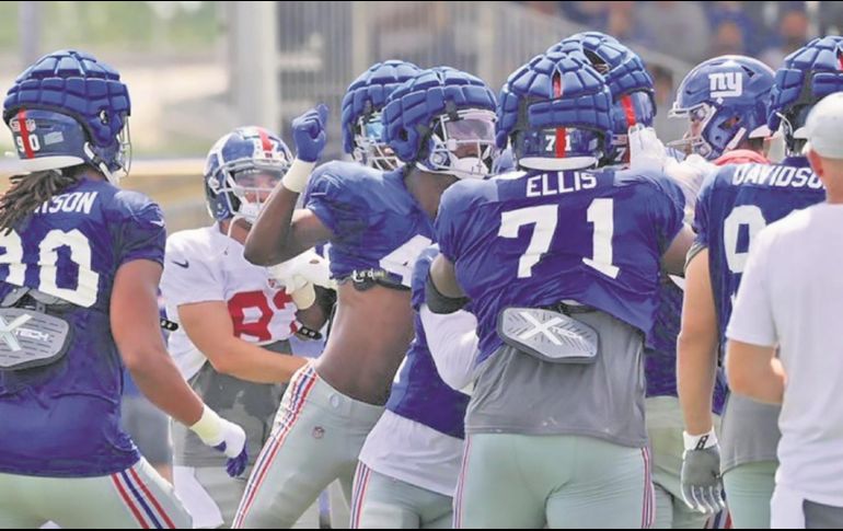 Los Giants no controlaron sus emociones. ESPECIAL