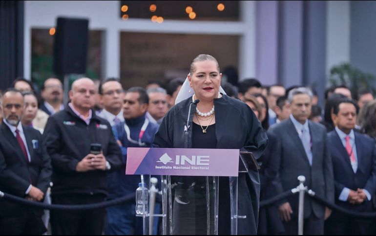 La consejera presidenta del Instituto Nacional Electoral celebró el cierre del computo de la elección al Poder Judicial. ESPECIAL