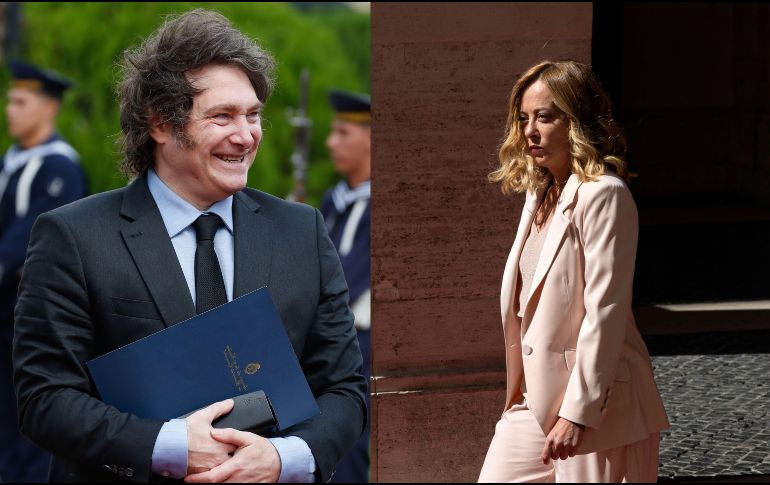 Está previsto que Milei participe en la firma de un memorando de entendimiento de un acuerdo estratégico entre la petrolera YPF y la italiana ENI. EFE / ARCHIVO / M. Percossi