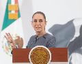 La Presidenta planea bajar la comisión que cobra Financiera para el Bienestar para apoyar a los migrantes que envían remesas. EL UNIVERSAL