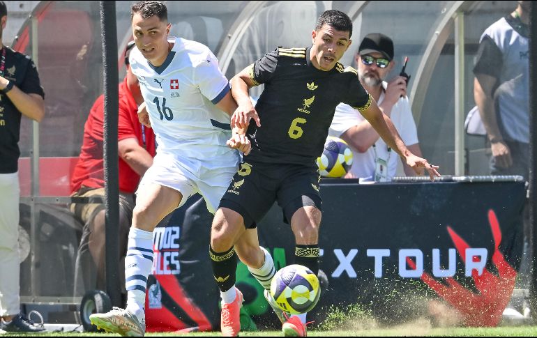 Suiza logró vulnerar en cuatro ocasiones la cabaña de Raúl “Tala” Rangel y desarmó al cuadro azteca que no supo reponerse ante sus propios errores. IMAGO7.