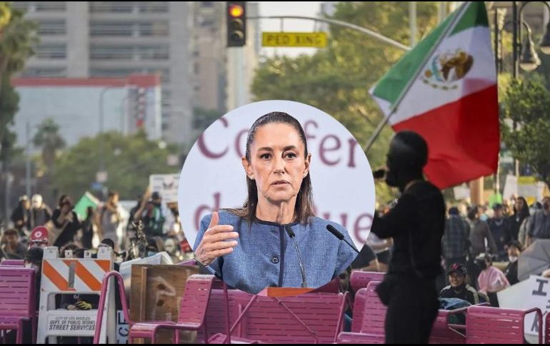 Sheinbaum consideró que durante las detenciones no se siguieron todos los procedimientos. SUN / B. FREGOSO / EFE / A. DINNER