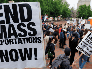 La Casa Blanca dice que las protestas en otras ciudades de Estados Unidos “no tendrán éxito”. EFE/CJ. Gunther.