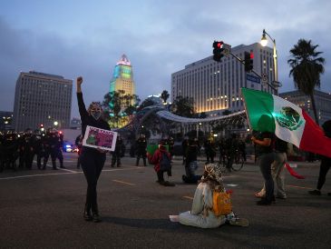 Realizarán una manifestación llamada "No Kings" ("Sin reyes") el sábado en todo el país, para coincidir con el desfile militar planeado por Trump en Washington, D.C. AP /E. THAYER