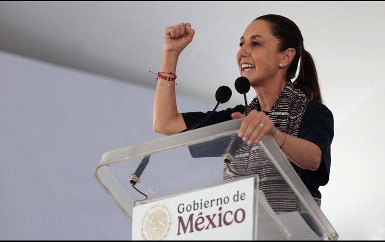 En un video, Sheinbaum recordó a su papá, Carlos Sheinbaum, quien ya falleció. EFE/Presidencia de México