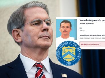 Scott Bessent, Secretario del Tesoro de los Estados Unidos, dependencia que hoy anuncio sanciones para "El Mencho". EFE / ARCHIVO