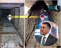 García Harfuch confirmó el hallazco de un tunel que conectaba Tijuana con San Diego. ESPECIAL / X: @OHarfuch