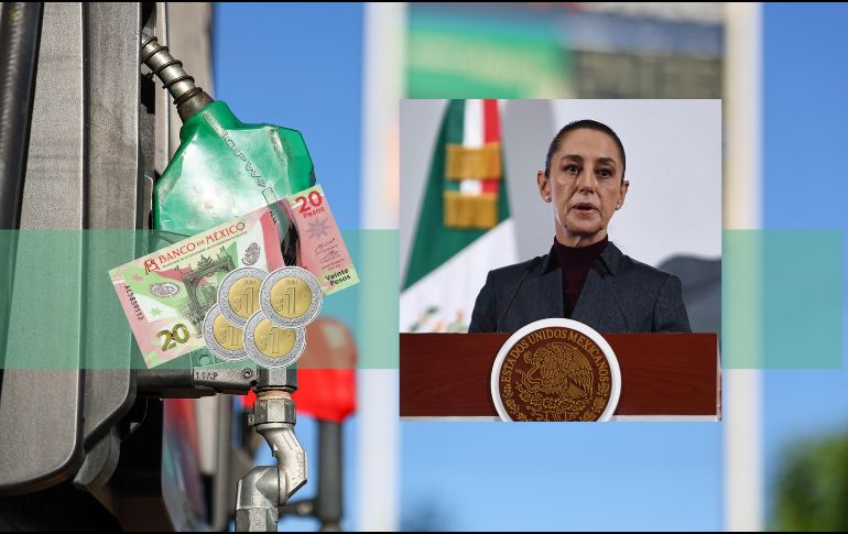 Sheinbaum reveló que existe un mecanismo que permite mantener los combustibles a buen precio ante cualquier escalada de precios. EL INFORMADOR / SUN / RDB