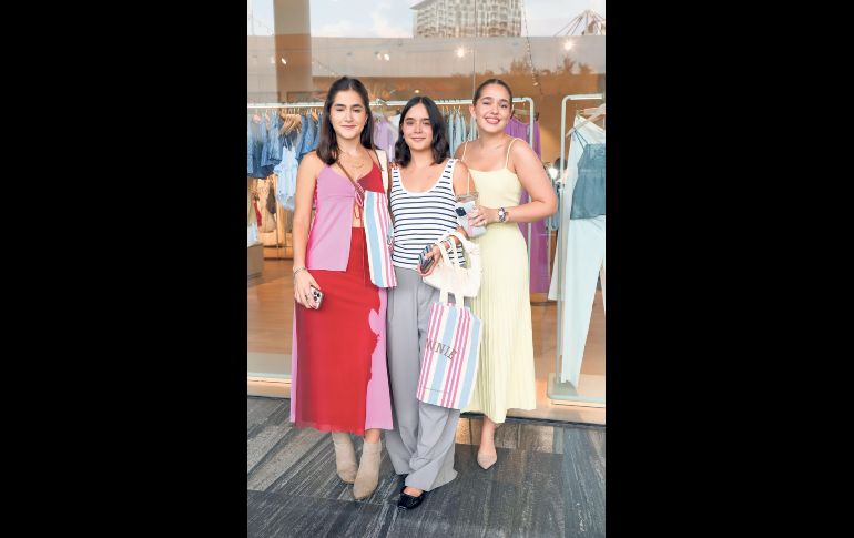 Jimena Gutiérrez, Camila Gutiérrez e Iliana Barrera. GENTE BIEN JALISCO / C. Jimeno
