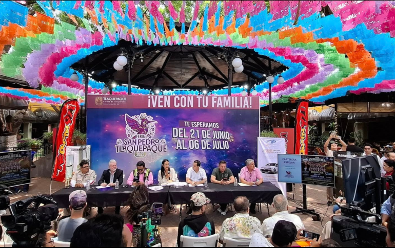 El Gobierno de Tlaquepaque anunció la cartelera y la serie de eventos espectaculares que habrá durante la feria. FACEBOOK/GOBOERNO DE TLAQUEPAQUE