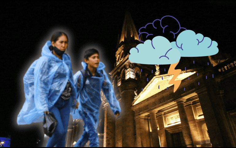 La lluvia continúa este domingo en el Área Metropolitana de Guadalajara (AMG). EL INFORMADOR/ ARCHIVO