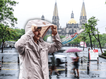 Según el Servicio Meteorológico Nacional , Jalisco espera este lunes cielo medio nublado a nublado con lluvias puntuales intensas. EL INFORMADOR / A. Navarro