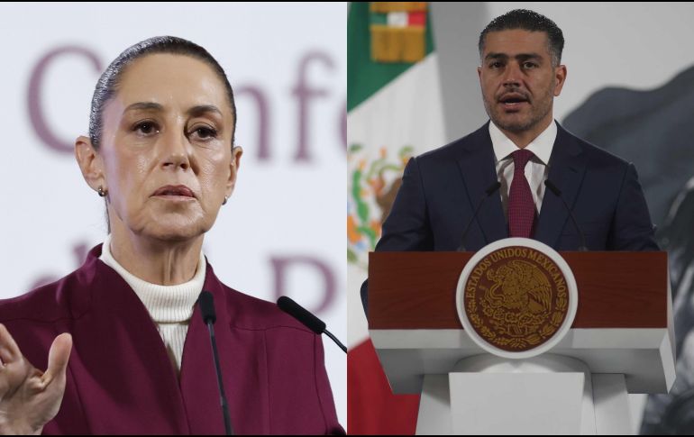 Omar García Harfuch destacó que, desde el comienzo de la administración de la Presidenta Claudia Sheinbaum, se han detenido 24 mil 652 personas por delitos de alto impacto. SUN / C. Mejía / EFE / S. Gutiérrez