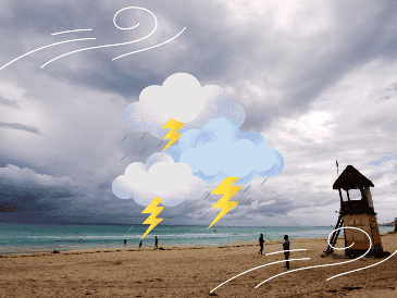 Las condiciones descritas para Puerto Vallarta están siendo originadas por una zona de baja presión con probabilidad para desarrollo ciclónico al sur del golfo de Tehuantepec. EFE / ARCHIVO