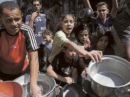 La mala distribución de alimentos desató una dura hambruna en el enclave. AFP