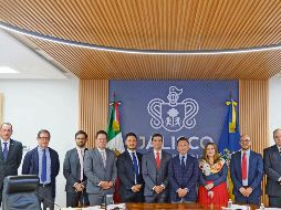 El gobernador, Pablo Lemus, presidió la firma de colaboración. ESPECIAL