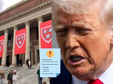 Trump aseguró que "es posible" que su gobierno llegue a un acuerdo con Harvard después de iniciar una pugna por limitar la autonomía de este centro académico. EFE / S. Thew / ARCHIVO