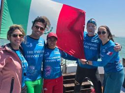 Gerald Urdiales, Pedro Alvarado, Andrea Mariscal, de Monterrey, Nuevo León, y Pouleth Carbajal, de Manzanillo, Colima, superaron la prueba pese a las múltiples complicaciones que conlleva. CORTESÍA.