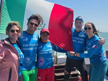 Gerald Urdiales, Pedro Alvarado, Andrea Mariscal, de Monterrey, Nuevo León, y Pouleth Carbajal, de Manzanillo, Colima, superaron la prueba pese a las múltiples complicaciones que conlleva. CORTESÍA.