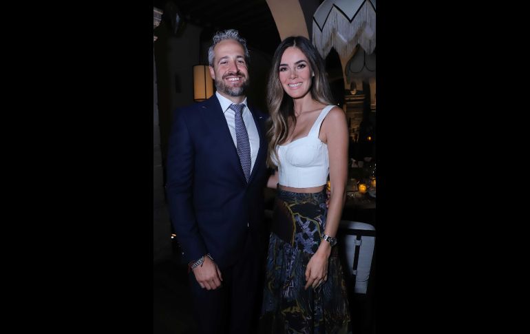 Enrique Uruñuela y Carla Cardona. GENTE BIEN JALISCO / C. Jimeno