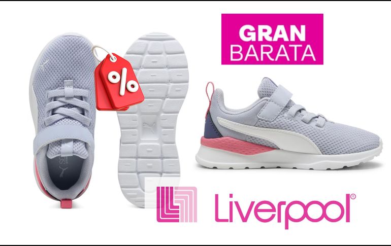 En esta ocasión, te compartimos la oferta en los tenis para correr Anzarun Lite Ac Ps para mujer de la marca Puma. ESPECIAL / LIVERPOOL