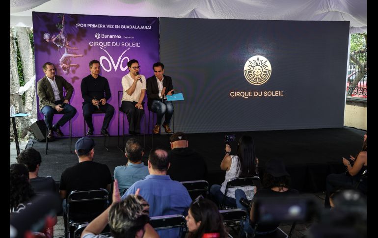 En la foto: Bernardo Aguilar, Presidente del Fideicomiso de Turismo del Área Metropolitana de Guadalajara, Gustavo Staufert, Director General de la Oficina de Visitantes y Convenciones de Guadalajara, Iñaki Barcos Melgar, Promotor de Eventos de Ocesa y Carlos de la Torre, Director General de Ocesa. EL INFORMADOR/ A. Navarro.