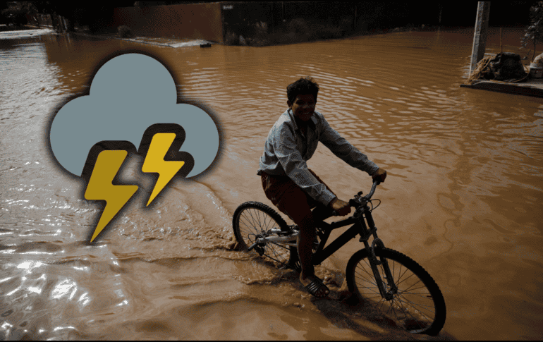 Las lluvias puntuales fuertes a muy fuertes podrían incrementar los niveles de ríos y arroyos, y generar encharcamientos, deslaves e inundaciones. EL INFORMADOR / ARCHIVO