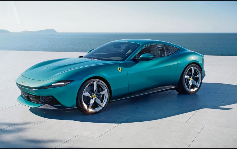 El Ferrari Amalfi combina líneas suaves con una silueta poderosa. ESPECIAL
