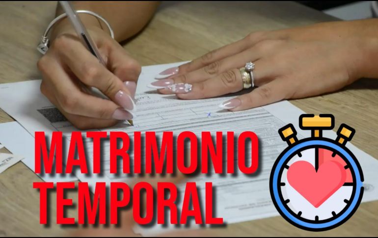 Esta es la propuesta legislativa que propone crear la instancia de matrimonios temporales en Jalisco. EFE / ARCHIVO