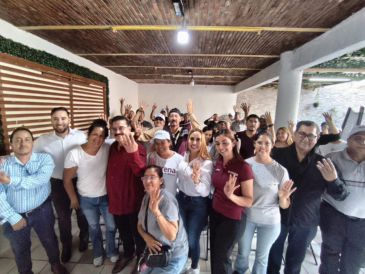 La presidenta estatal de Morena, Erika Pérez García, afirmó que uno de los principios fundamentales del partido es el contacto directo con la militancia.